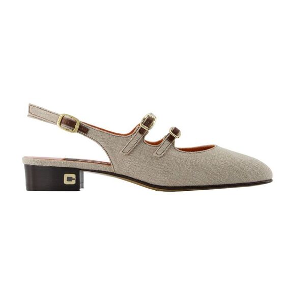 Carel Paris Shoes - Peche Sandals - Carel - Canvas - Beige